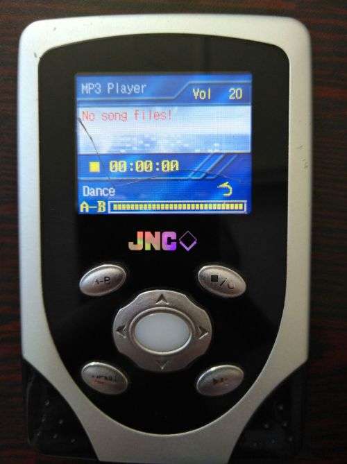 JNC Mp3 & 3gp Player - 20GB - Bright Display - (Screen Crack - But Display Still Works Great)