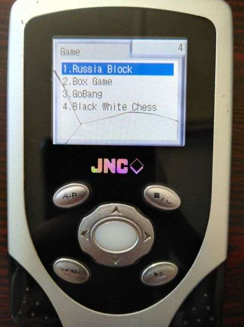JNC Mp3 & 3gp Player - 20GB - Bright Display - (Screen Crack - But Display Still Works Great)