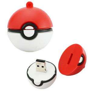 3 x 4GB Usb Flash Drives 2.0 | Pokemon Ball Blue Design | *Low Shipping* |