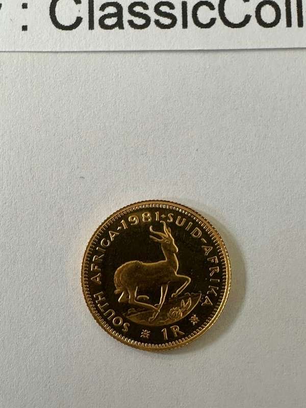 RSA 1981 Gold Sovereign 1 R