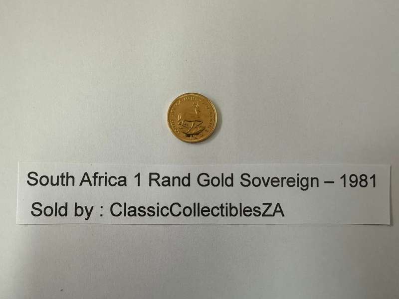 RSA 1981 Gold Sovereign 1 R