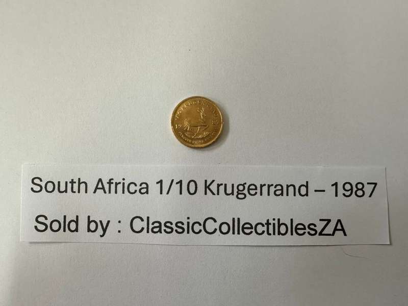 1/10 RSA 1987 Gold Kruggerrand