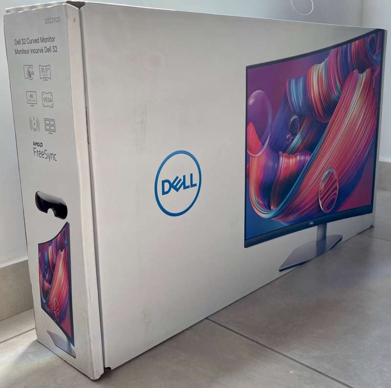 Dell S3221QS 4K UHD 4ms 31.5` Curved Monitor