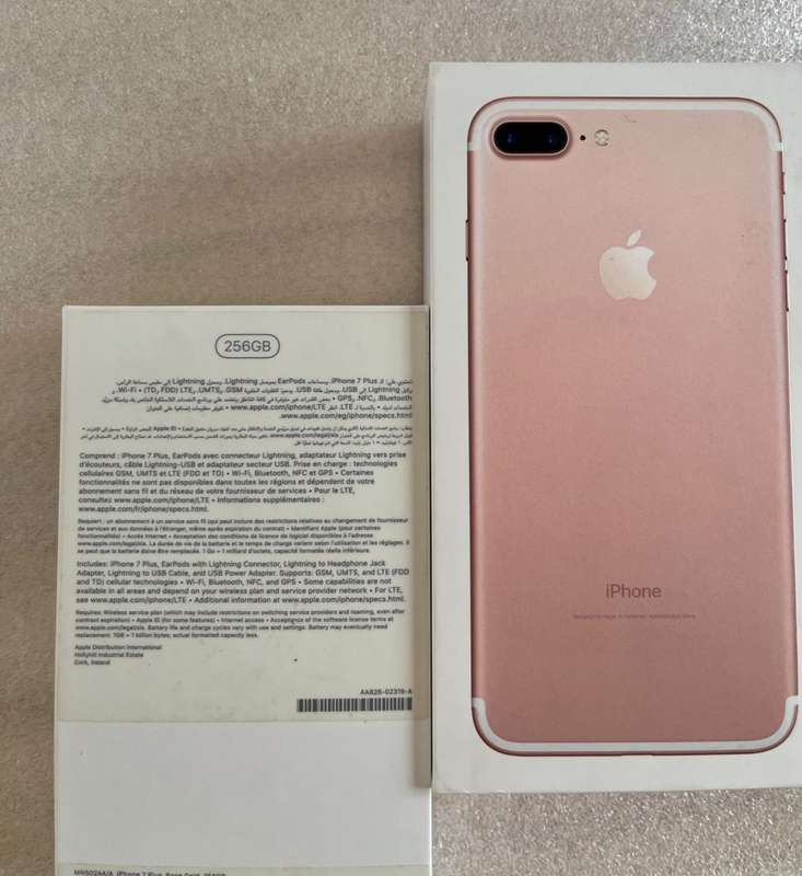 iPhone 7 Plus - 256GB Rose Gold - Wifi Only