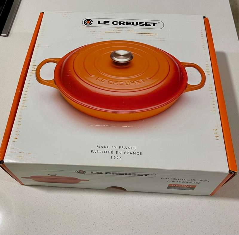 Le Creuset Signature Shallow Casserole - 3.5L / 30cm Cool Mint