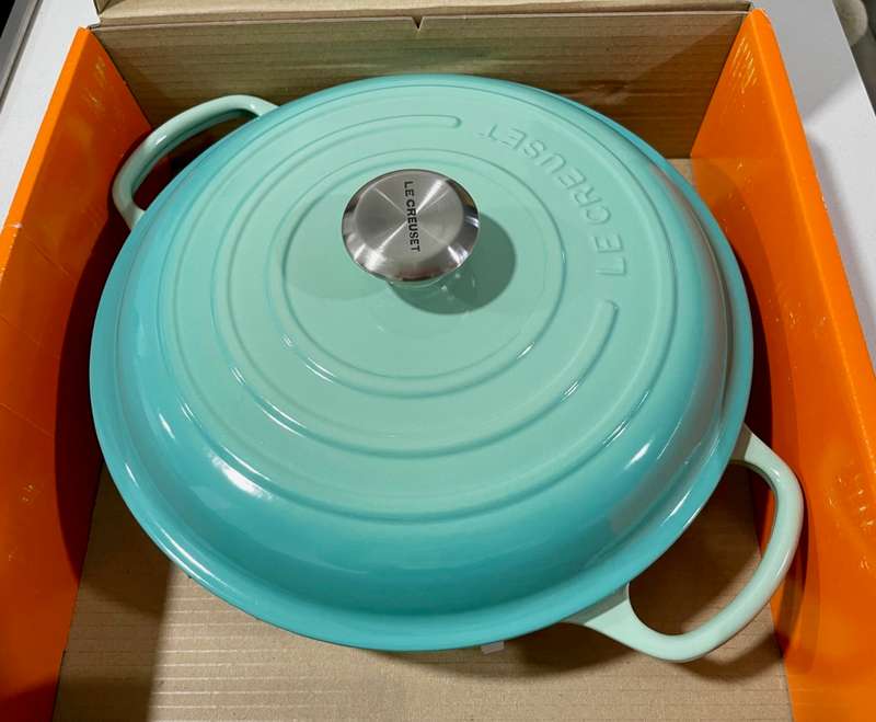 Le Creuset Signature Shallow Casserole - 3.5L / 30cm Cool Mint