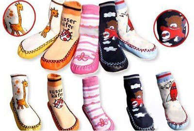 Leather Sole socks.....very cute
