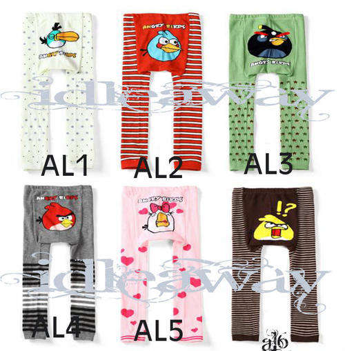NEW--Angry Bird Bum Bum Leggings--- sizes 0-3 years--FREE POSTAGE FOR ORDERS OVER R300