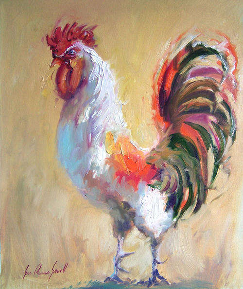 Rooster-Limited Edition Print ---Eric Eatwell 11/100