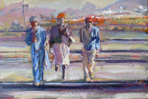 Walking-Limited Edition Print ---Eric Eatwell 1/100