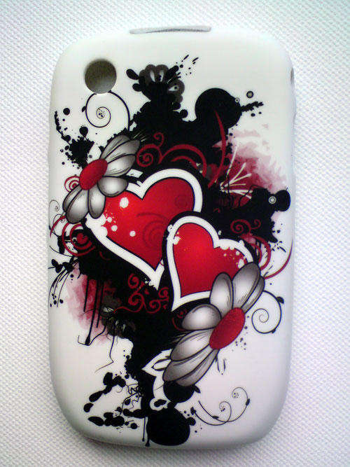 Blackberry softTPU case for Curve 8520 -- hearts