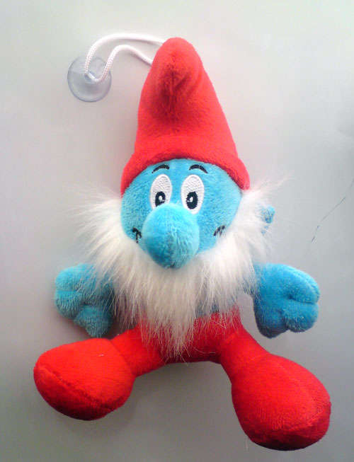 Smurf plush doll--christmas theme---LAST ONE