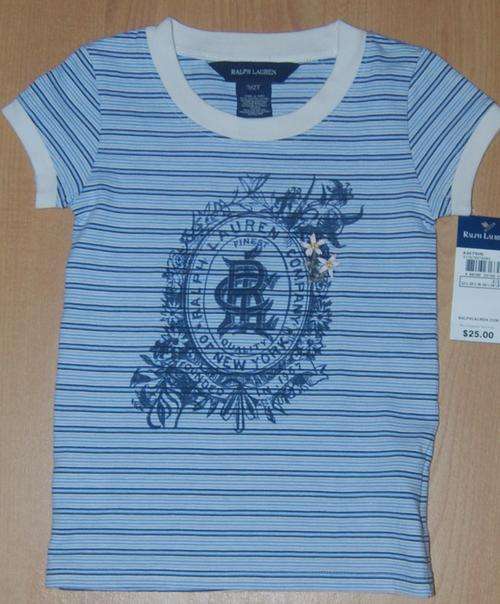 Ralph Lauren Polo Girls t-shirt, new with tags 2 years old!!!