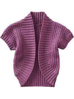 Baby Gap Purple Sparkle Cocoon sweater 3 years old