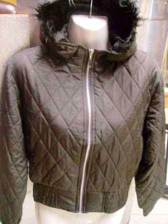 fur hooded Jacket