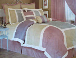 EXCLUSIVE COMFORTER SET (Range 14) AVAILABLE IN PINK, CREAM & GREY COLOUR
