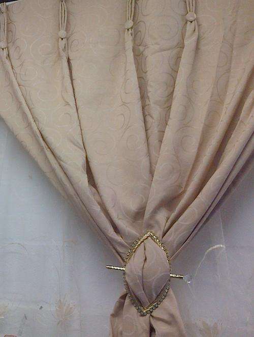 CURTAINS (3M X 2.5M) 2- TIER BEIGE