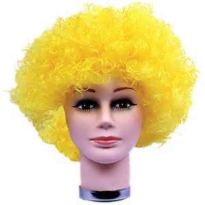 Costume Afro  Wig - Yellow
