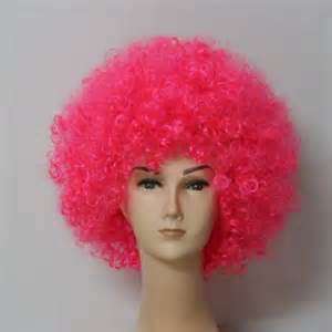 Costume Afro  Wig - Pink