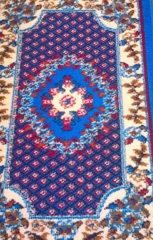 CARPETS (50 X 80) Blue & Beige