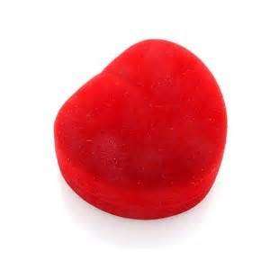 RED HEART RING BOXES