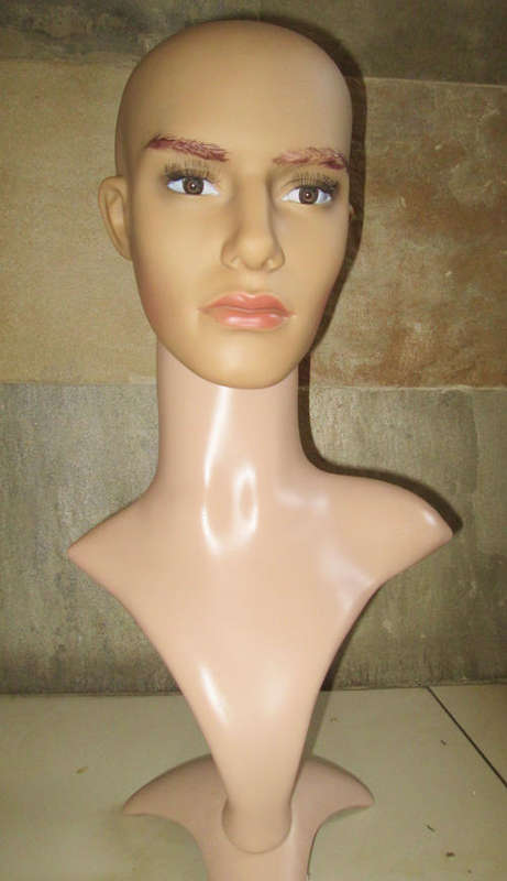 HEAD MANNEQUIN (WITH NECK)MALE