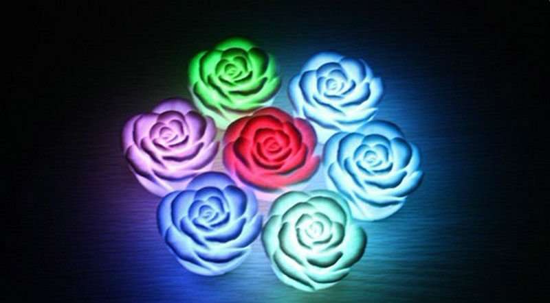 LED LOVE ROSE-BATTERY OPERATED