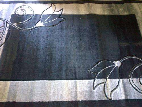 CARPETS (120 X 180) SILVER AND BLACK