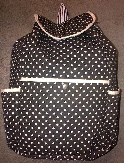 Dotted Bag- Navy Blue