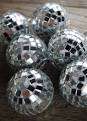 Mirrored Silver Deco Balls- (No.4)