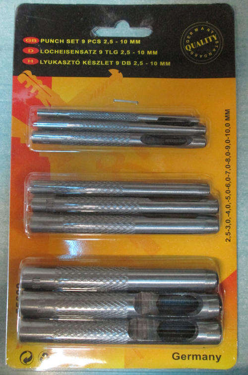 Punch Set 9 Piece