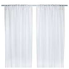 WHITE ORGANZA CURTAIN (3M X 2.5M) 2-TIER