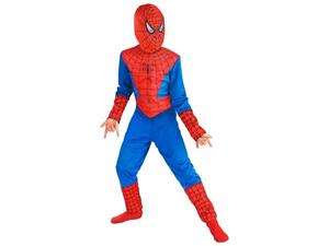 ALL IN ONE SPIDERMAN COSTUME (SIZES 6-9)