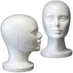 STYROFOAM HEAD MANNEQUINS