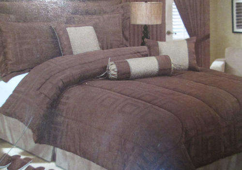 QUEEN COMFORTER SET - RANGE 15 (BROWN) KING SIZE