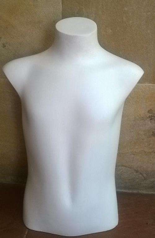 half body kiddies mannequin without stand ( white  second hand ) 4-5  years old
