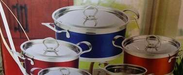 Cookware Set with ss cover (10PCS)