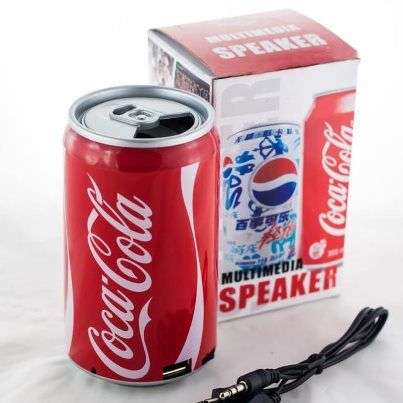 Multimedia speaker coca cola