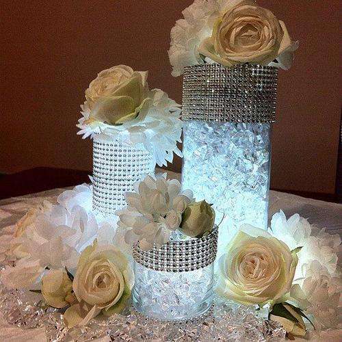 WHITE FLASH ICE (BATTERY OPERATED CANDLE)