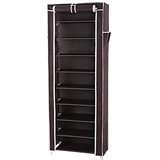 SHOE RACK ORGANIZER (Black)  9 SHELF