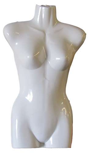 LADIES HOLLOW MANNEQUIN WITH HOOK (CREAM)