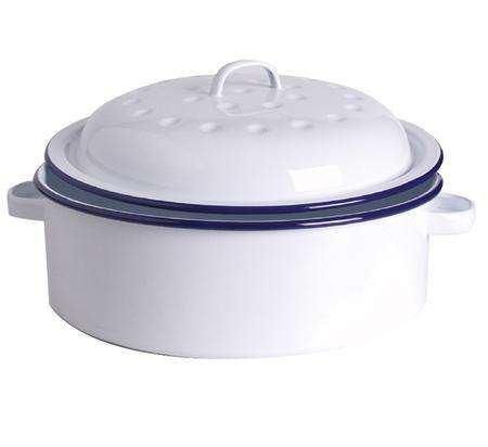 ROASTER ENAMEL 20cm ROUND 1st-GRADE