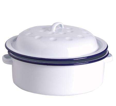ROASTER ENAMEL 26cm ROUND 1st-GRADE