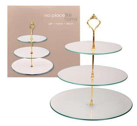 3 - Tier Glass Cake Stand