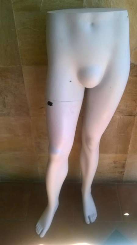 second hand mannequins(mens legs only)(standing/right leg stance)