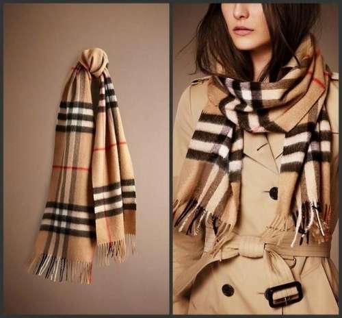 Burberry Look - Cotton Pashmina