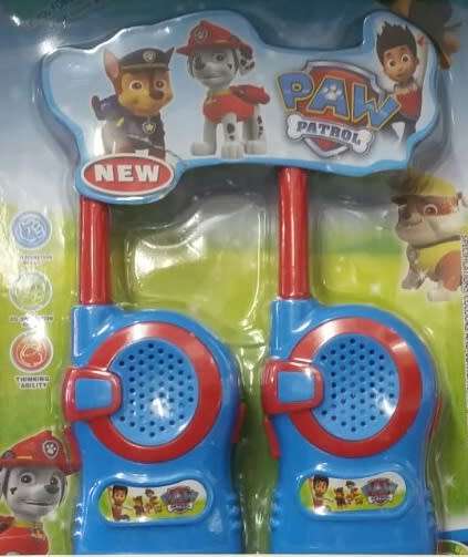 walkie talkie paw patrol