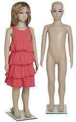 Unisex Full Body Kids Mannequin - Hard Plastic
