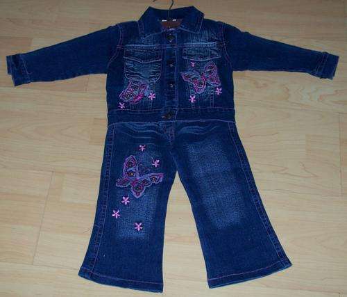 GIRLS 2PC DENIUM SUIT.