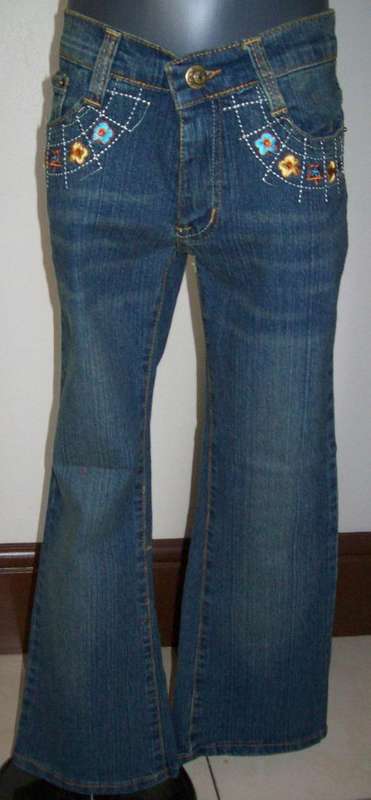 Girls embroided Jeans